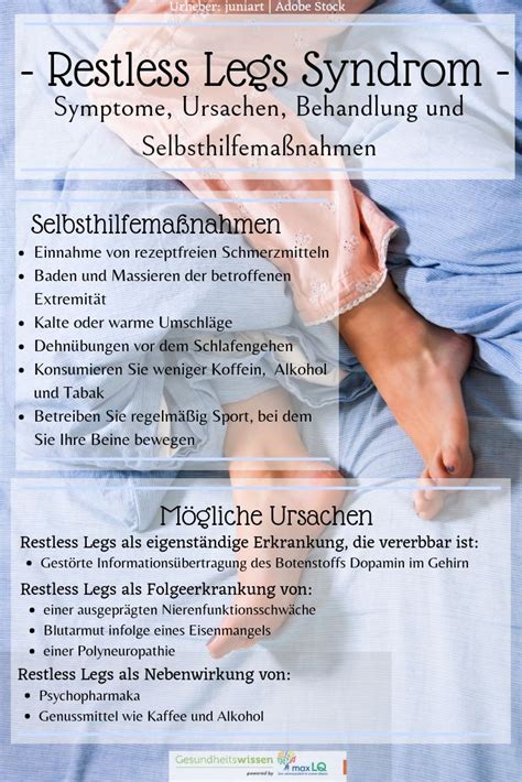 Restless Legs Syndrom Symptome Ursachen Behandlung Der Unruhigen