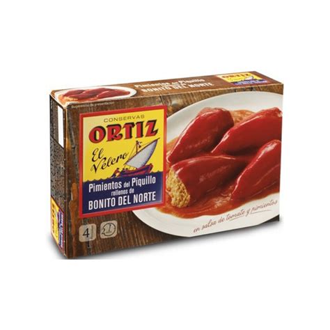 Pimientos Del Piquillo Rellenos De Bonito Del Norte Ortiz 300g Ansama