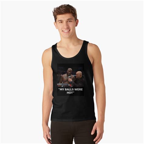 Derrick Lewis MY BALLS WERE HOT Funny UFC Quote Sticker For Sale By Michael Wood Redbubble