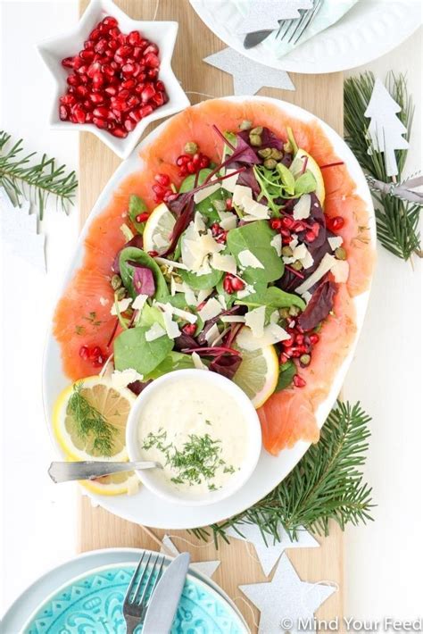 Zalm Carpaccio Met Honing Mosterd Dressing Mind Your Feed Recepten