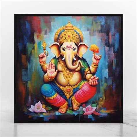 Eternalartdesignsco Etsy Uk Ganesh Art Paintings Buddha Painting