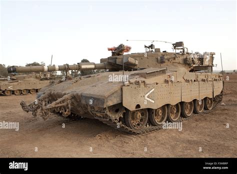 Merkava Mk 4 Baz Main Battle Tank Stock Photo Alamy