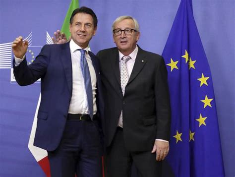 Manovra Juncker Con L Italia Stiamo Facendo Progressi Conte Sono