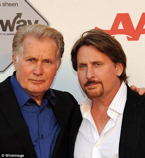 Charlie Sheen and brother Emilio Estevez ham it up on the red carpet ...