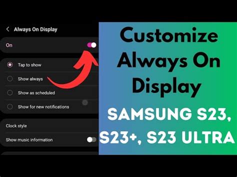 How To Customize Always On Display In Samsung S S Plus S Ultra