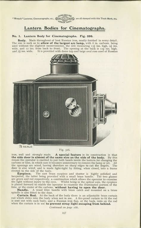 2 'Wrench' series lanterns, cinematographs, and accessories (1908):... | Download Scientific Diagram