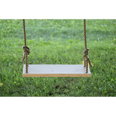 Как сделать качели из веревки и доски - 90 фото