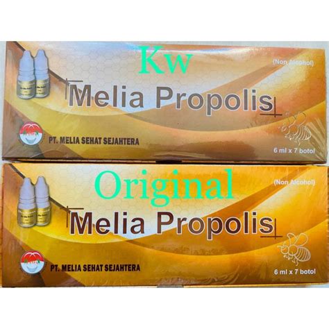 Propolis Melia Sehat Sejahtera Per Box Isi Btl Propolis Original