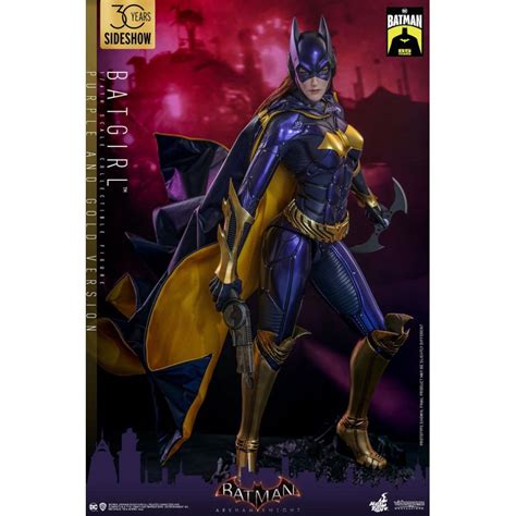 Batgirl Hot Toys Vgm Purple And Gold Batman Arkham Knight