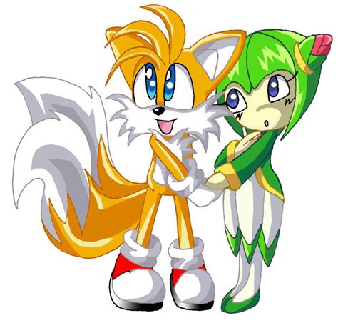 Tails+Cosmo - Tails and Cosmo Prower Fan Art (14215783) - Fanpop