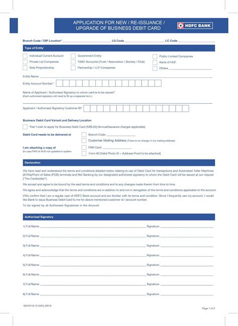 Hdfc Dd Form 12