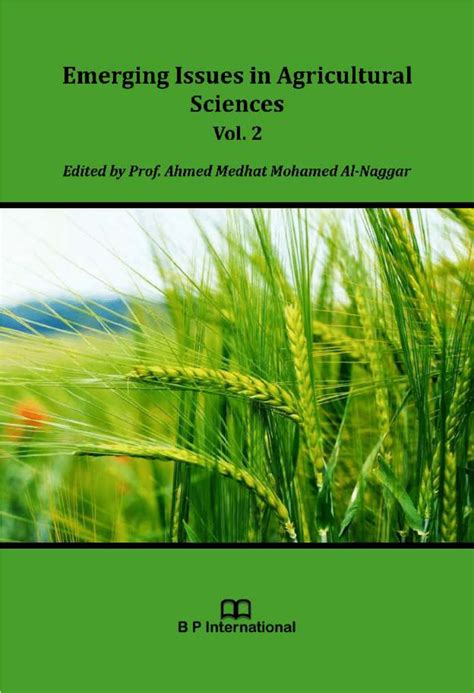 Pdf Emerging Issues In Agricultural Sciences