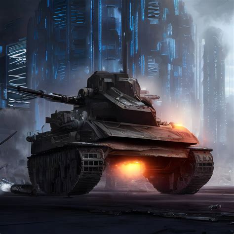 Futuristic Cyberpunk Tank by Jesse220 on DeviantArt