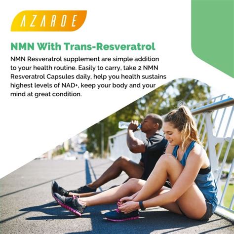 Buy Azaroe Azaroe Ultra Purity Nmn Trans Resveratrol Mg Capsules