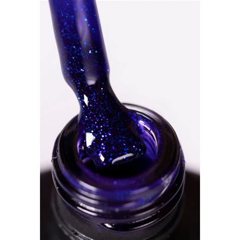 Granatowy Lakier Hybrydowy Z Brokatem 826 Starry Nights SPN Nails