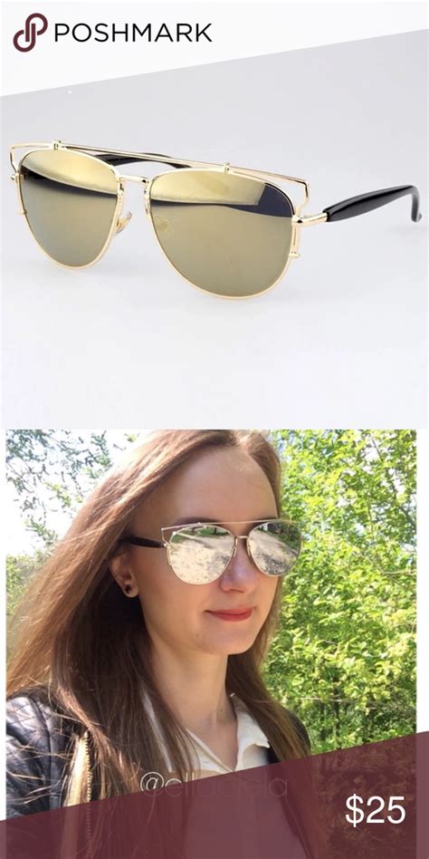 Instagram Famous Sunglasses Gold Sunglasses Instagram Famous Gold Sunglasses