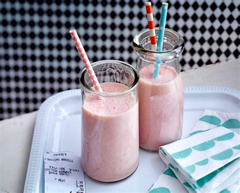 Erdbeer Bananen Smoothie Rezept LECKER