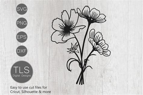 Free 227 Flower Bouquet Svg Free SVG PNG EPS DXF File