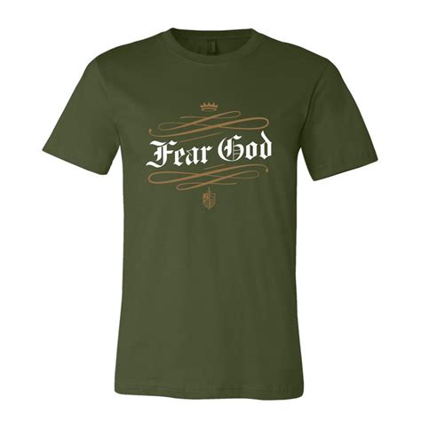 Fear God T Shirt The Founders Press