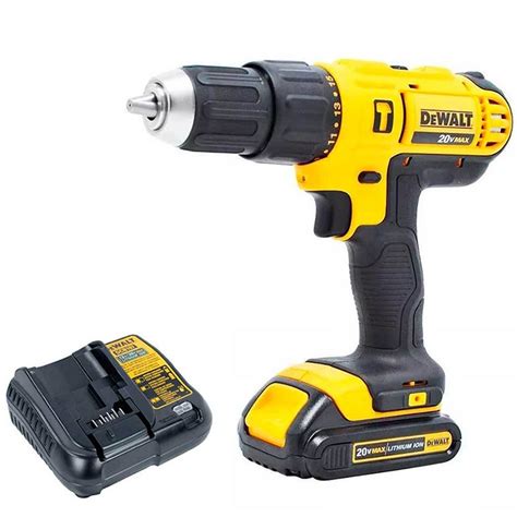 Furadeira Parafusadeira Impacto Bateria V Dcd Lc Dewalt Shopee