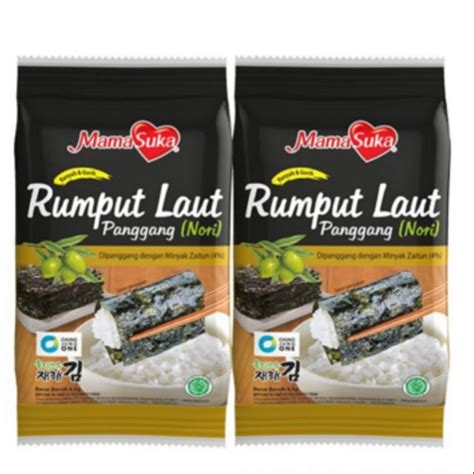 Jual Mamasuka Rumput Laut 4 5gr X 2 Allvarian Shopee Indonesia