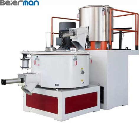 Pvc High Speed Mixer Machine Hot And Cold Plastic Mixer Unit Vertical China Plastic Mixer And