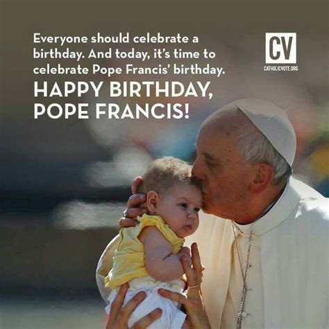 81st Great Birthday Wishes to Living humble heart and great human Pope ...