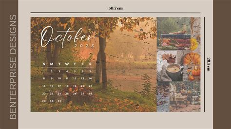 OCTOBER HALLOWEEN DESKTOP Calendar - Etsy