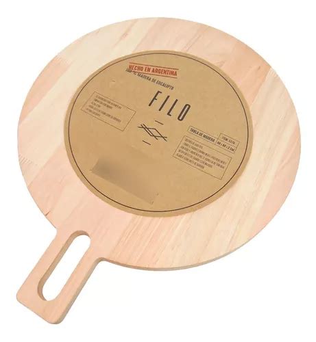 Tabla Para Pizza Pizzera Madera Eucalipto Cm