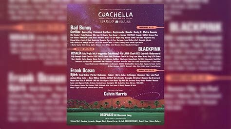 Coachella 2023 lineup includes headliner Frank Ocean, Burna Boy, Pusha ...