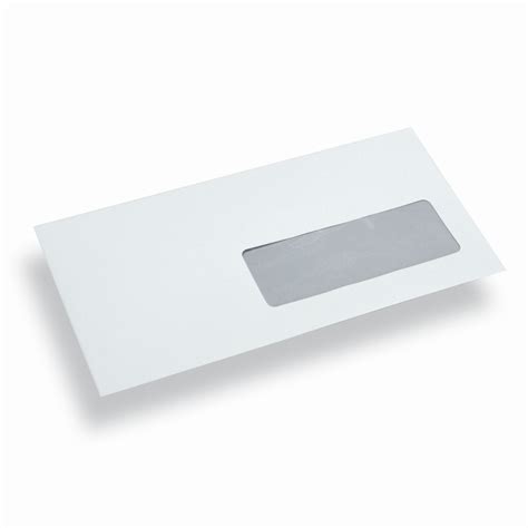 Paper Envelope Window Right Dinlong White