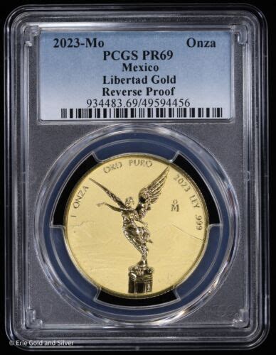 Onza Oz Gold Reverse Proof Mexican Libertad Pcgs Pr Ebay