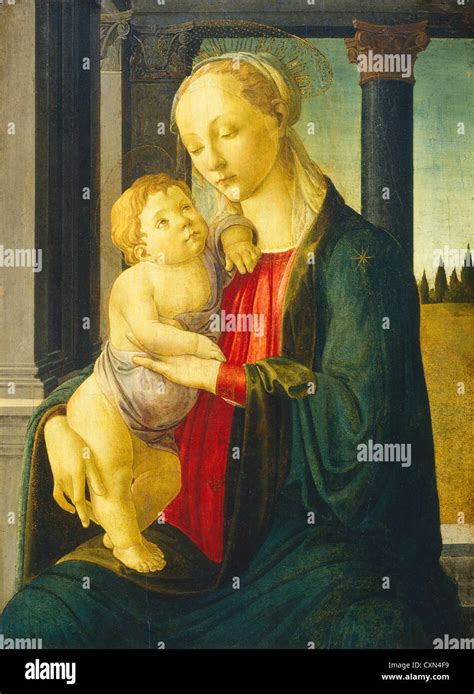 Sandro Botticelli Vierge Et L Enfant L Italien 1446 1510 Ch 1470