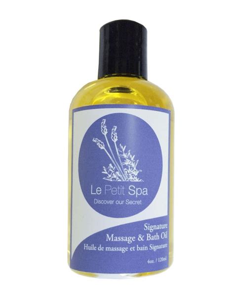 Bath And Body Massage And Bath Oil Le Petit Spa Signature Line