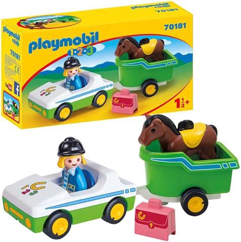 Playmobil Pkw Mit Pferdeanh Nger Anh Nger Zum Ffnen Ab