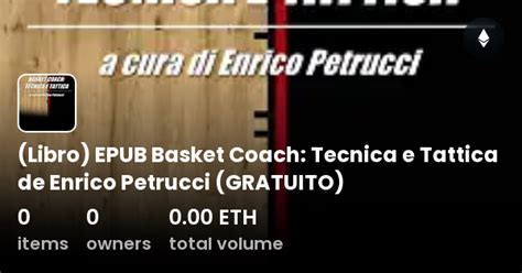 Libro EPUB Basket Coach Tecnica E Tattica De Enrico Petrucci