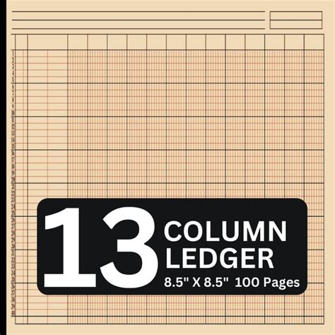 Amazon Column Ledger Column Ledger Pad Column