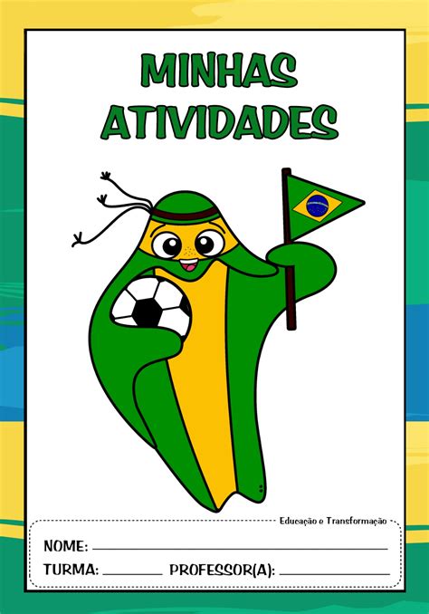Blog Educação E Transformação 👍copa Do Mundo Capas Para Atividades E