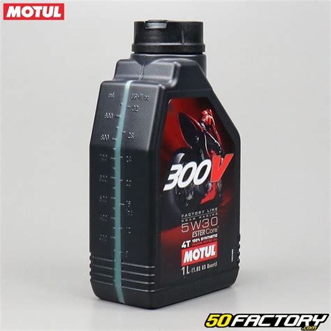 Huile moteur 4t 5w30 motul 300v factory line 1l pièce détachée