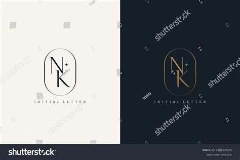 192 Initial Nk Beauty Monogram Elegant Logo Design Images, Stock Photos ...