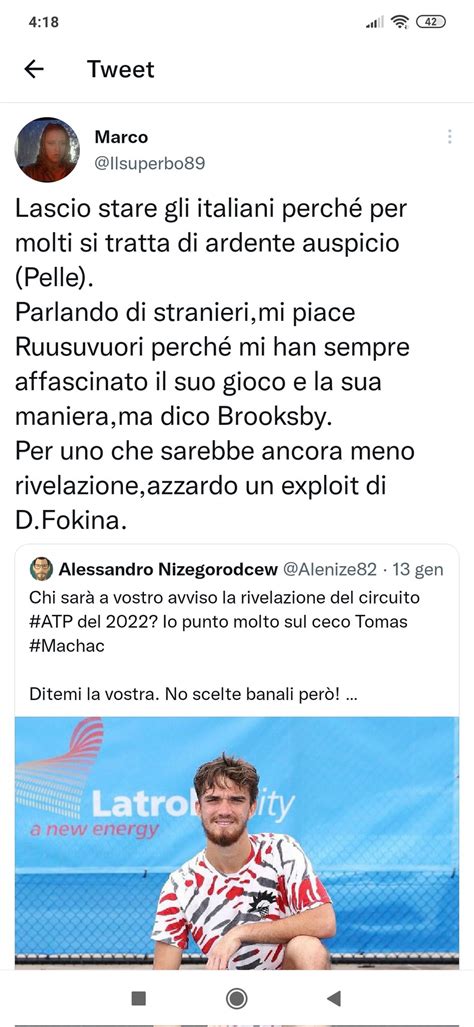 Marco On Twitter Diciamo Che Dopo Stanotte Quel Tweet Non L Ho