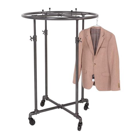 Econoco Gray Metal Clothes Rack In W X In H Psrd Clothing