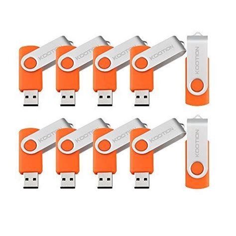 KOOTION 10 Pack 4 GB USB Flash Drive 4gb Flash Drives Keychain Thumb