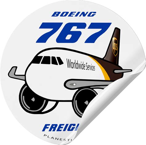 Ups Boeing 767f Plane Sticker