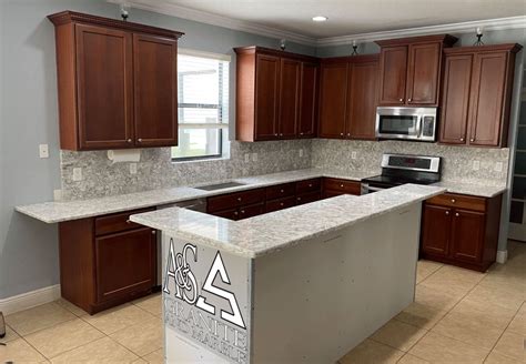 Cambria Berwyn countertops With Full Height Back Splash - A&S Granite and Marble, Inc. - Full ...