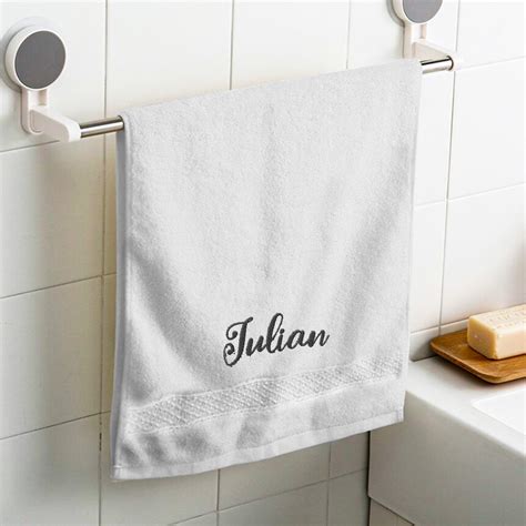 Custom Embroidered Towels Personalized Name Towel | MadeMine