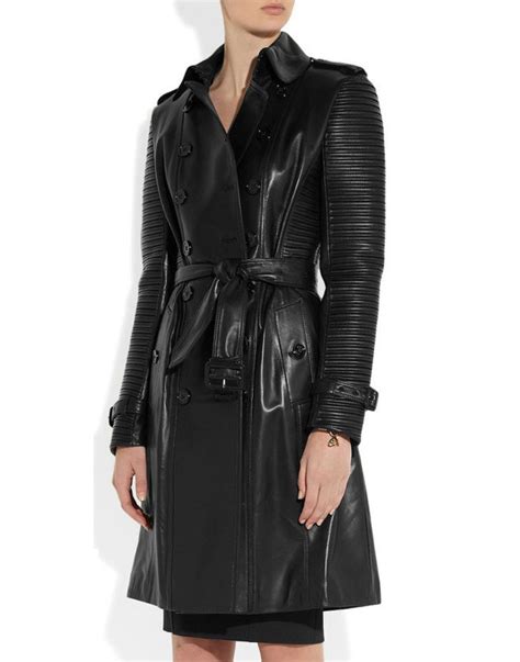 Genuine Leather Long Coat For Ladies