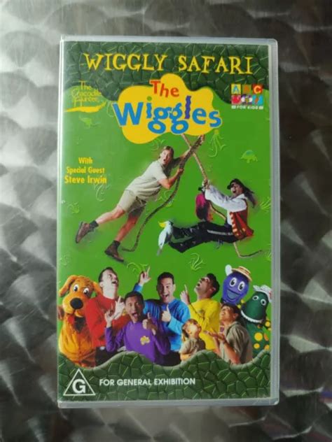 THE WIGGLES: WIGGLY Safari - Steve Irwin - VHS Movie Video Tape VGC $8. ...