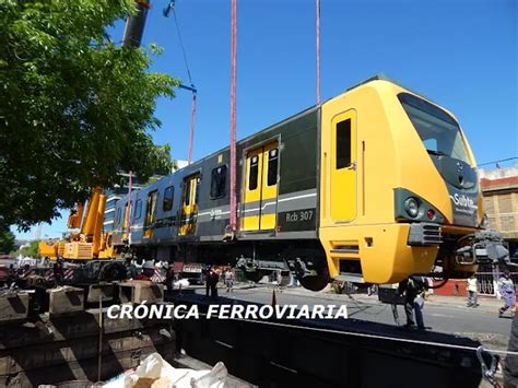 CRÓNICA FERROVIARIA Llegó la tercera formación de coches eléctricos