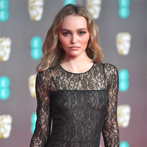 Lily Rose Depp Wore A Sexy Lace Catsuit To The Baftas Giving New Meaning To The Naked Dress